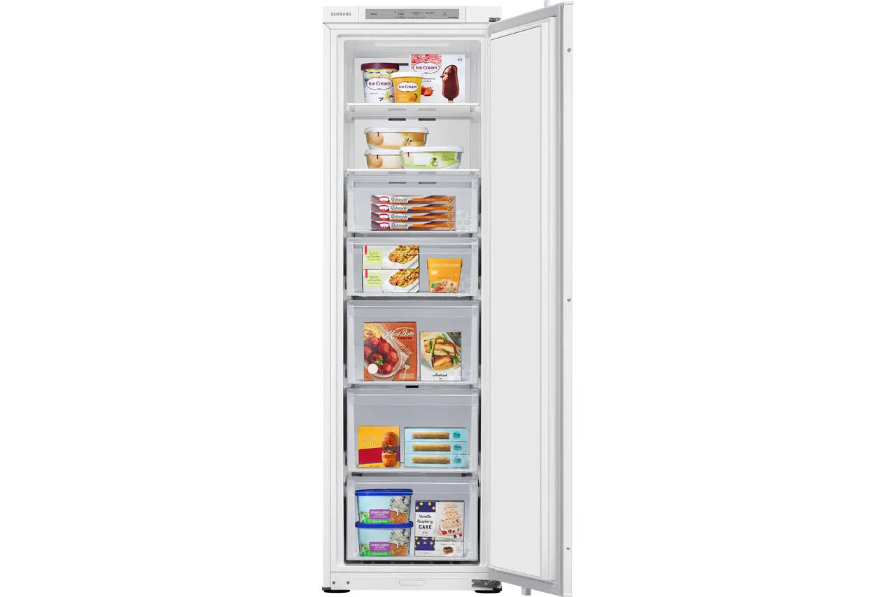 Samsung BRZ22600EWW/EU Integrated One Door Freezer with SpaceMax™ Technology - White 