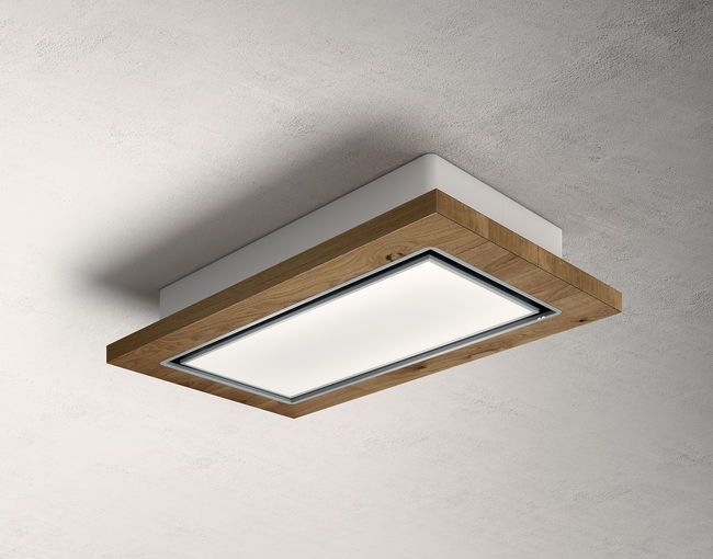 Elica LULLABYWOOD120DUCT+ Lullabuy 120cm Ceiling Ducted Hood - Wood 