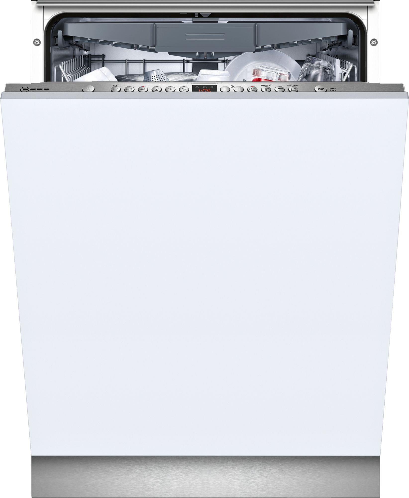 Neff S723N60X1G 60cm Fully Integrated Dishwasher XXL model
