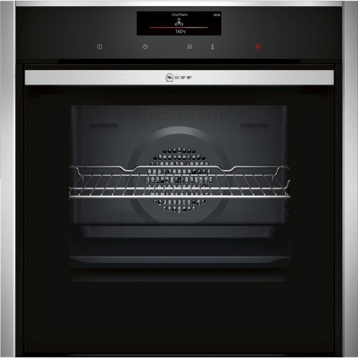 Neff SlideandHide B58CT68H0B Wifi Connected Built In Electric Single Oven - Stainless Steel