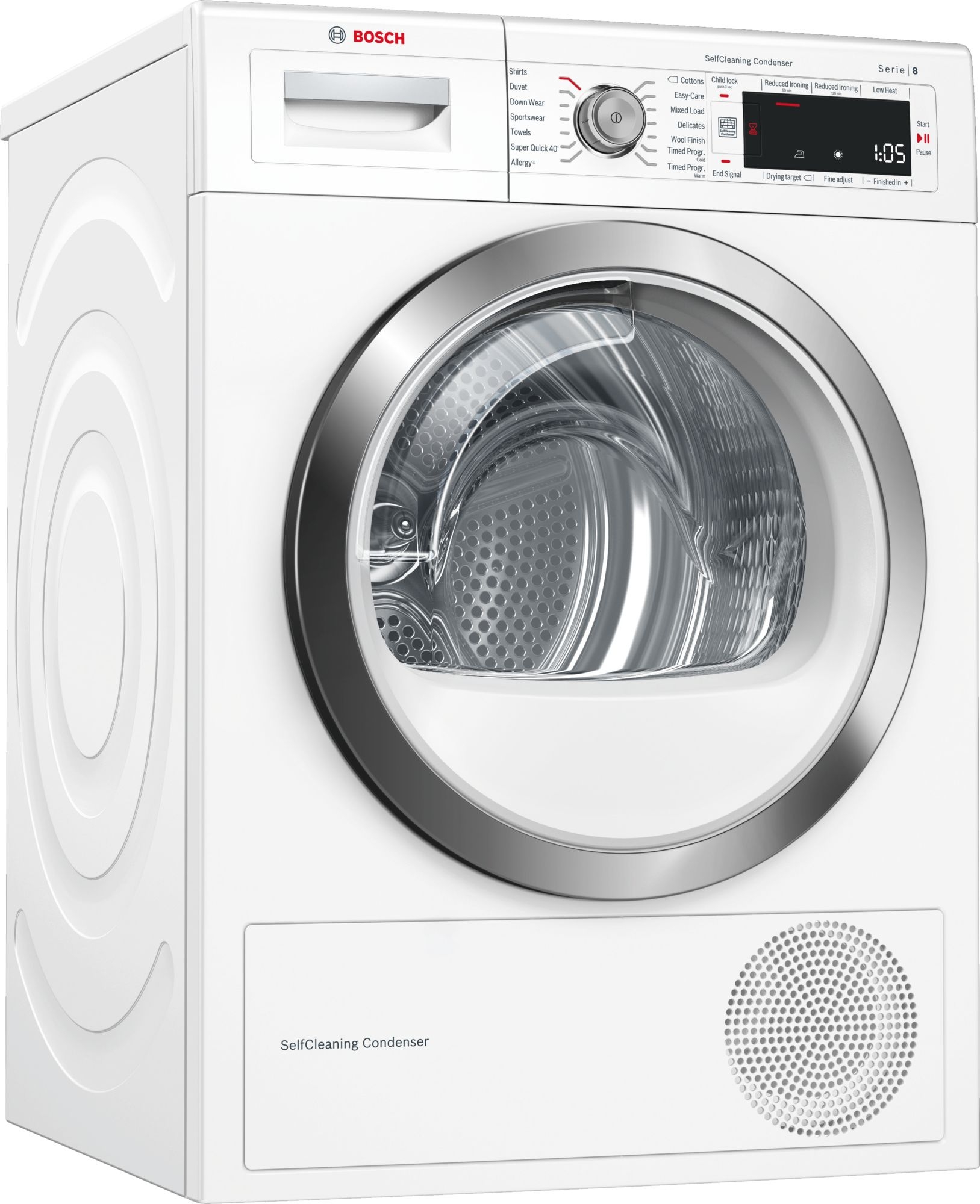 Bosch WTW87561GB 9kg Heat Pump Tumble Dryer-White