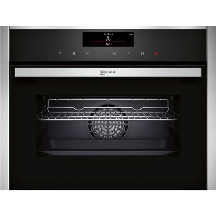Neff C18FT56H0B FullSteam Integrated Compact Steam Oven| Stainless Steel 