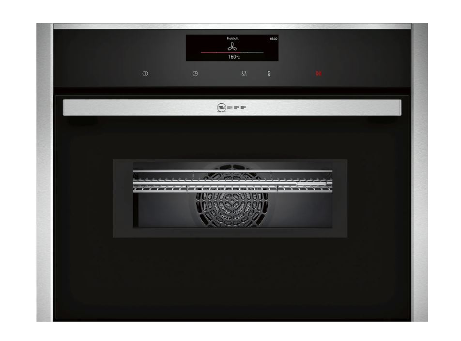 Neff C28MT27N1 Built-In Compact Oven With Microwave Function - Stainless Steel