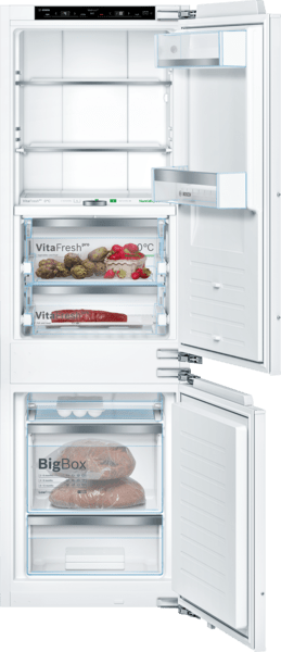 **EX - Display** Bosch KIF86PFE0 Built-in fridge-freezer with freezer at bottom| flat hinge