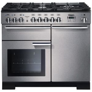 Rangemaster PDL100DFFSS/C Professional Deluxe 100 Dual Fuel Range Cooker| Stainless Steel