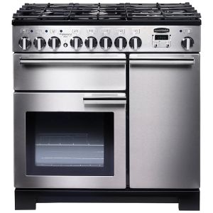 Rangemaster PDL90DFFSS/C Professional Deluxe 90 Dual Fuel Range Cooker| Stainless Steel