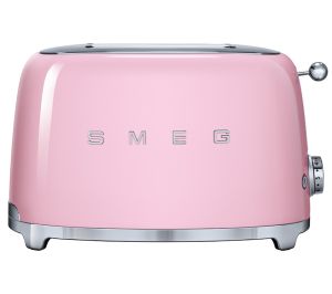 Smeg TSF01PKUK 50s Retro 2 Slice Toaster - Pink