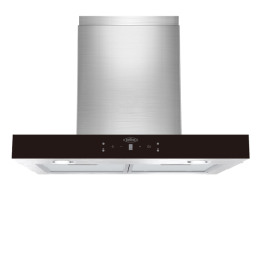 Belling LIN600STA 60cm Wide Linear Box Style Chimney Cooker Hood Stainless Steel / Black