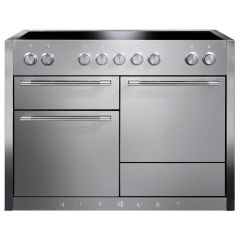 Mercury MCY1200EISS 1200 Electric Induction Range Cooker Stainless Steel/Chrome Trim