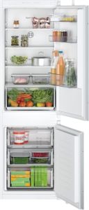 Bosch KIN86NSF0G Built-in fridge-freezer with freezer at bottom sliding hinge