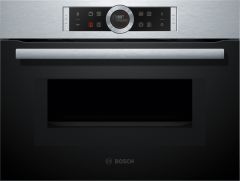 *Display Model* Bosch CMG633BS1B Compact Oven with Microwave (Brushed Steel) 