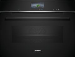 Siemens CS736G1B1 iQ700 Built-in compact oven with steam function 60 x 45 cm Black