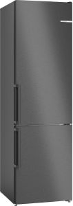 Bosch KGN39VXBT Series 4 Freestanding Fridge Freezer With Bottom Freezer - Black/Stainless Steel 