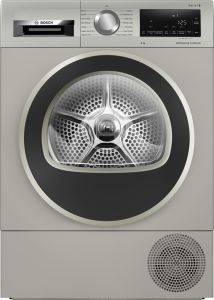 Bosch WQG245S9GB Series 6 Heat Pump 9kg Tumble Dryer - Silver Inox