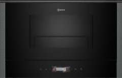 Neff NL4GR31G1B Built-In Microwave Oven - Black with Graphite-Grey Trim 