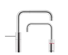 Quooker 2.2NSRVSTT Combi 2.2 Nordic Square Boiling Water Twin Taps stainless steel 