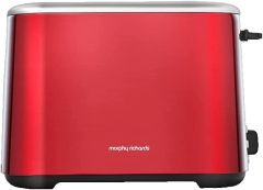 Morphy Richards 400000604 222066 Equip 2 slice toaster Red 