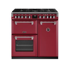 Stoves RCHDXD900DFCRE 90cm Dual Fuel Range Cooker -Chilli Red 