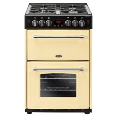 Belling FH60G CRM 444444716 60cm Gas Cooker With Full Width Electric Grill Cream