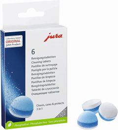 Jura UK 24225 3-Phase Cleaning Tablet 6Pce 