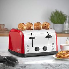 Russell Hobbs 28362 4-Slice Toaster - Red