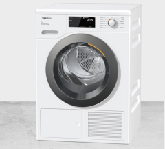 Miele TCF640WP 8kg T1 Heat-Pump Tumble Dryer with EcoSpeed - White