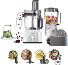 Kenwood FDP65.860WH Multipro Express 4-In-1 White Food Processor With Direct Serve 
