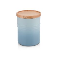 Le Creuset 9104440142 Stoneware Medium Storage Jar With Lid - Coastal Blue