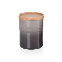 Le Creuset 91044401444 Stoneware Medium Storage Jar With Lid - Flint