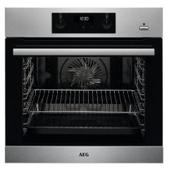 AEG BES255011M Built In Electric Single Oven - Stainless Steel