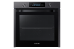 Samsung NV75K5571RM NV9900J Electric Single Built-In Oven with Dual Cook|75L - Black Stainless Steel (Matt)