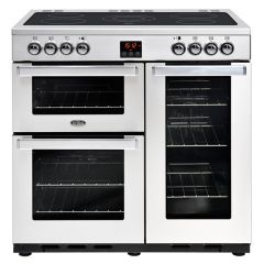 Belling Cookcentre 90EPROFSTA 90cm Electric Ceramic Range Cooker-Professional Stainless Steel