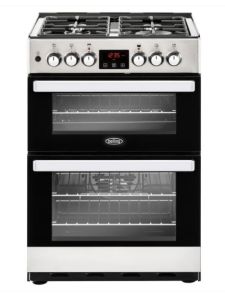 Belling Cookcentre 60DFTSTA 60cm Dual Fuel Cooker-Stainless Steel