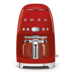 Smeg DCF02RDUK 50s Retro Design Drip Coffee Machine in Red