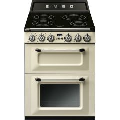 *Special Offer * Smeg TR62IP 60cm Victoria Range Cooker With Induction Hob-Cream