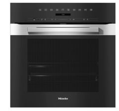 Miele H7264BP 10 Functions Single Built In Electric Oven - Clean Steel 