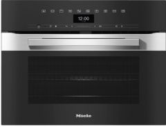 Miele H7440BMCLST Compact Microwave Combination Oven With A Seamless Design - Clean Steel
