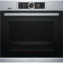 Bosch HBG6764S6B Built-In Single Oven with Home Connect, Brushed Steel