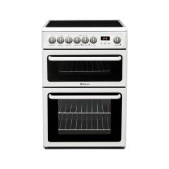 Hotpoint HAE60PS Electric Cooker with Ceramic Hob - White