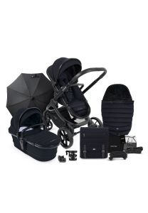 iCandy IC2568 Peach 7 Pushchair and Carrycot - Complete Bundle - Black Edition 
