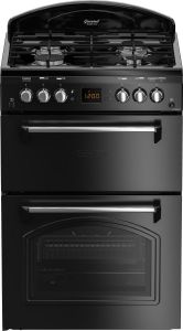 Leisure CLA60GAK  60cm Gas Double Oven Cooker - Black
