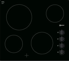 Neff T16FK40X0 60cm Electric hob surface mount without frame - Black