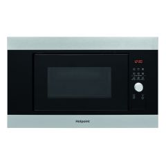 Hotpoint MF20GIXH 20L 800W Built-in Microwave and Grill - Stainless Steel