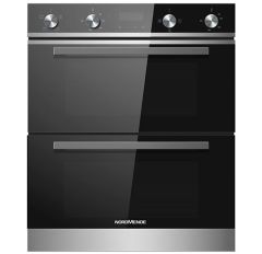 Nordmende DOU415IX Built Under Multifunction Double Oven - Stainless Steel 