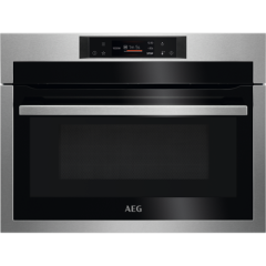 AEG KME761080M CombiQuick Compact Microwave/Multifunction Oven-Stainless Steel