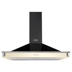 Stoves 444410250 110cm Richmond Chimney Cooker Hood with Rail - Cream
