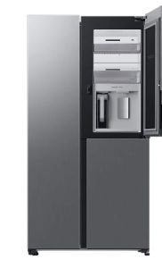 Samsung RH69B8031S9/EU Series 9 American Fridge Freezer with Beverage Centre, Non Plumbed - Silver