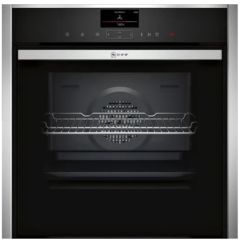 Neff B57VS22N0 Built In Electric Single Oven Black with Steel