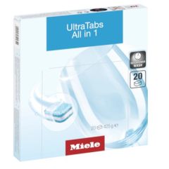 Miele 11483940 - Gscl0205t Ultratabs All In 1|20 Tabs For Best Cleaning Results In Miele Dishwasher