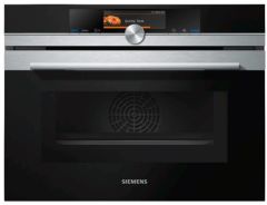 Siemens CM678G4S1 iQ700 Stainless Steel Built-in compact oven with microwave